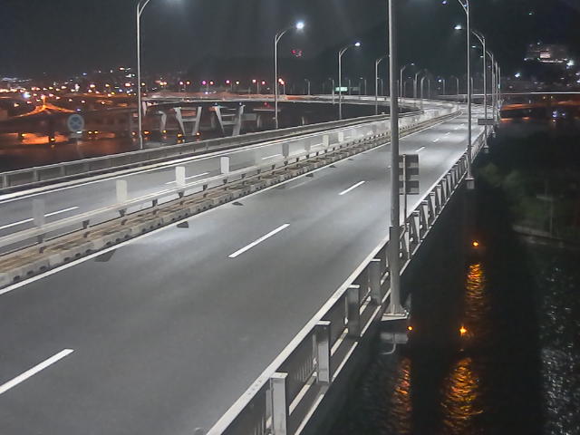 橋梁中央部 仁保方面 ↗ 橋梁中央部 仁保方面 ↗