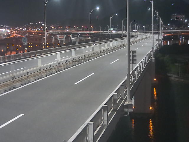橋梁中央部 仁保方面 ↗ 橋梁中央部 仁保方面 ↗