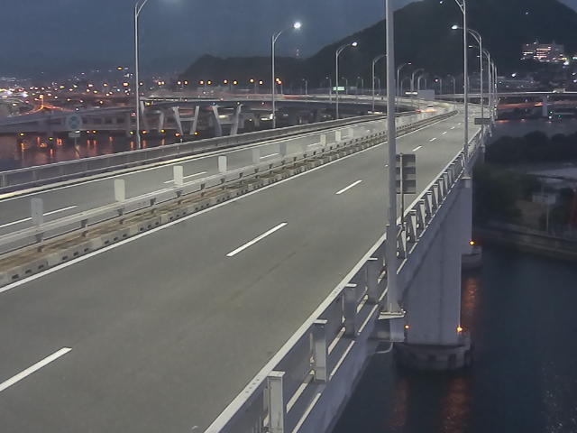 橋梁中央部 仁保方面 ↗ 橋梁中央部 仁保方面 ↗