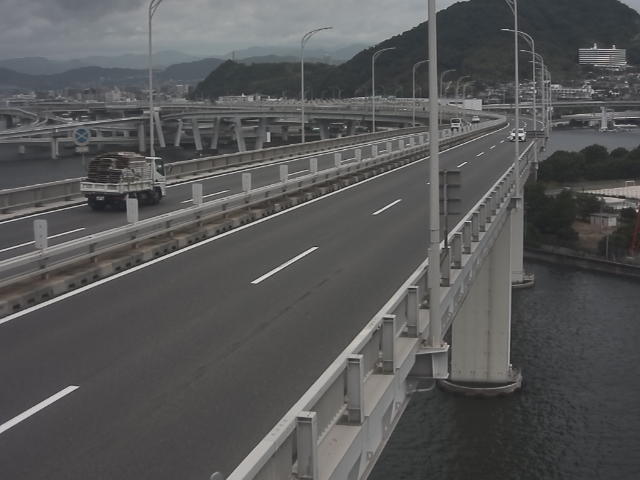 橋梁中央部 仁保方面 ↗ 橋梁中央部 仁保方面 ↗
