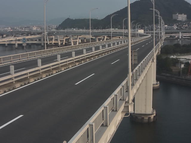 橋梁中央部 仁保方面 ↗ 橋梁中央部 仁保方面 ↗