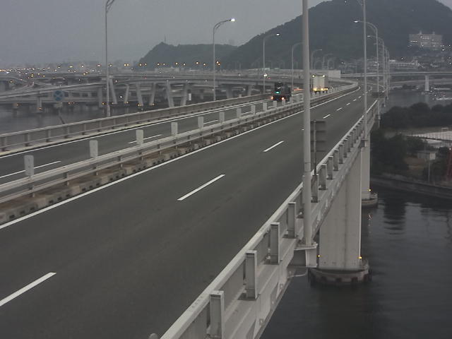 橋梁中央部 仁保方面 ↗ 橋梁中央部 仁保方面 ↗
