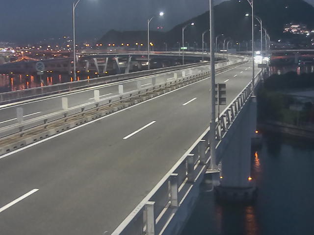 橋梁中央部 仁保方面 ↗ 橋梁中央部 仁保方面 ↗