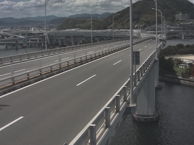 橋梁中央部 仁保方面 ↗ 橋梁中央部 仁保方面 ↗