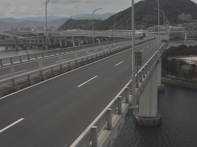 橋梁中央部 仁保方面 ↗ 橋梁中央部 仁保方面 ↗