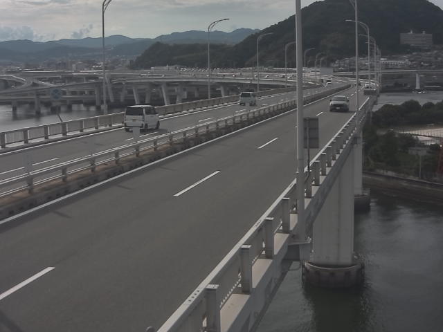 橋梁中央部 仁保方面 ↗ 橋梁中央部 仁保方面 ↗