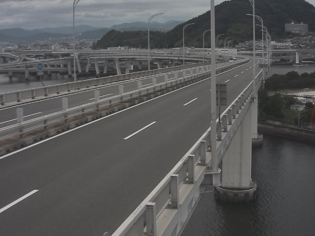 橋梁中央部 仁保方面 ↗ 橋梁中央部 仁保方面 ↗