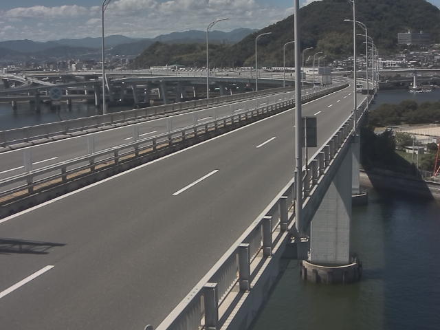 橋梁中央部 仁保方面 ↗ 橋梁中央部 仁保方面 ↗