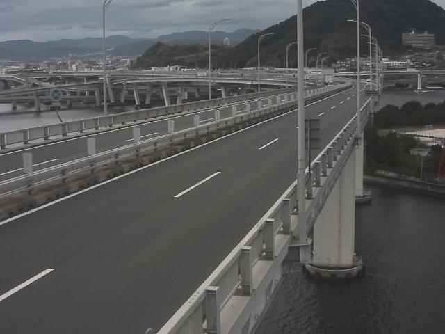 橋梁中央部 仁保方面 ↗ 橋梁中央部 仁保方面 ↗