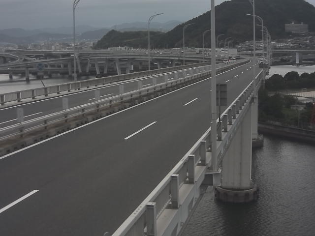 橋梁中央部 仁保方面 ↗ 橋梁中央部 仁保方面 ↗