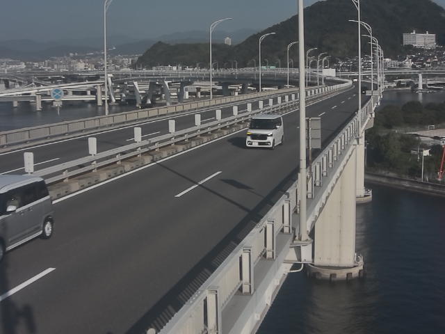 橋梁中央部 仁保方面 ↗ 橋梁中央部 仁保方面 ↗