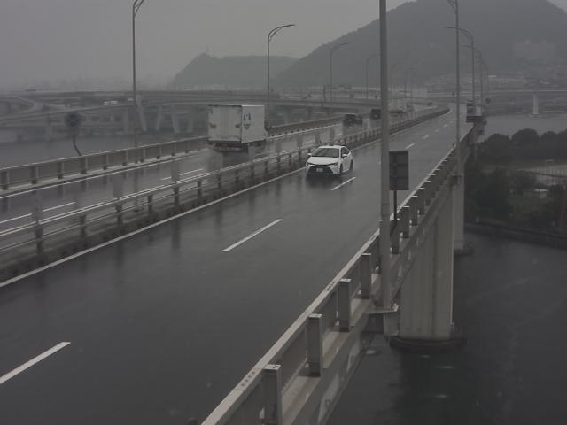 橋梁中央部 仁保方面 ↗ 橋梁中央部 仁保方面 ↗