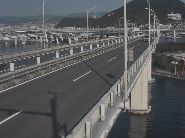 橋梁中央部 仁保方面 ↗ 橋梁中央部 仁保方面 ↗
