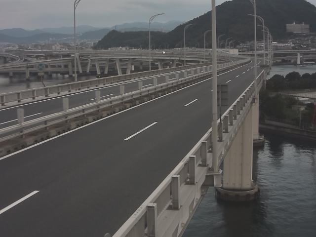 橋梁中央部 仁保方面 ↗ 橋梁中央部 仁保方面 ↗