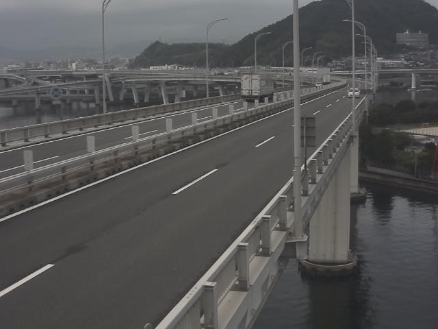 橋梁中央部 仁保方面 ↗ 橋梁中央部 仁保方面 ↗