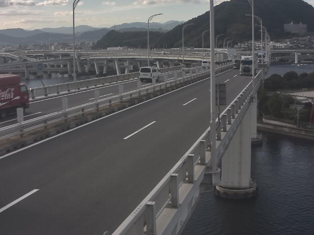 橋梁中央部 仁保方面 ↗ 橋梁中央部 仁保方面 ↗