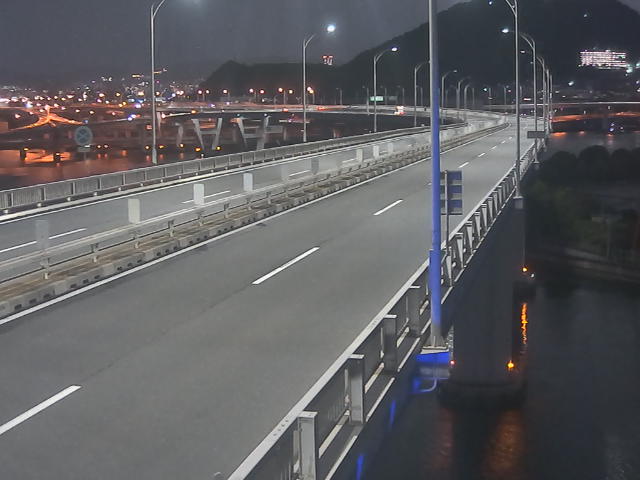 橋梁中央部 仁保方面 ↗ 橋梁中央部 仁保方面 ↗