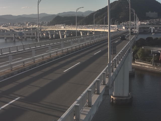 橋梁中央部 仁保方面 ↗ 橋梁中央部 仁保方面 ↗
