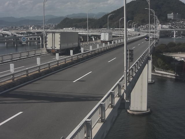橋梁中央部 仁保方面 ↗ 橋梁中央部 仁保方面 ↗